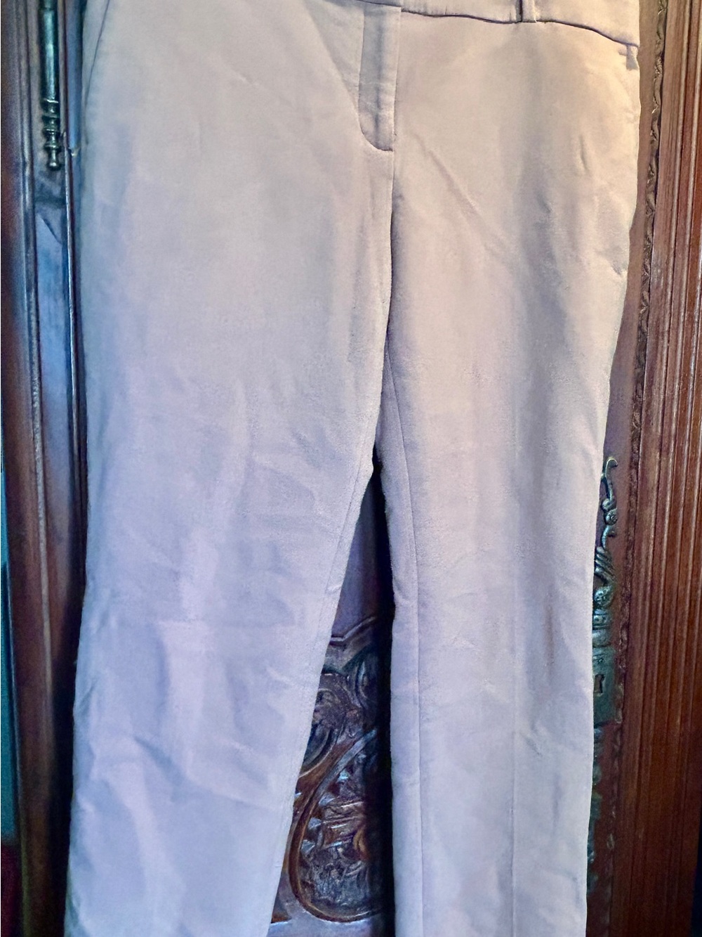 Ann Taylor Devin Fit Pants in Dusty Rose